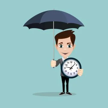 Your time protection and optimization. Stock Illustration