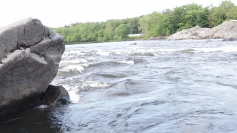 Your Zen fast flowing river 5-28-26 Stock Footage 335965273
