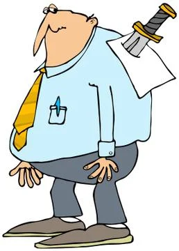 You're fired Stock Illustration