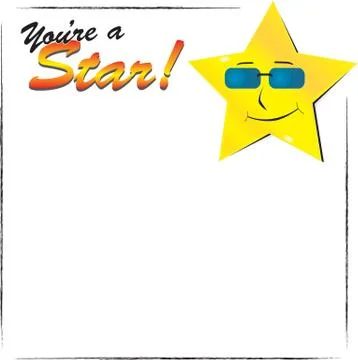 You're a star 스톡 일러스트