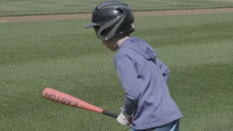 Youth Baseball Action Vídeo Stock 144413631