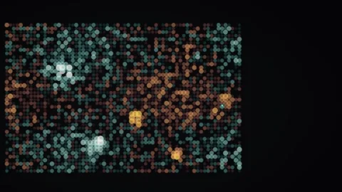 Youth Creativity Generative Art Abstract Organic Loop Background 4K 動画素材 336352540