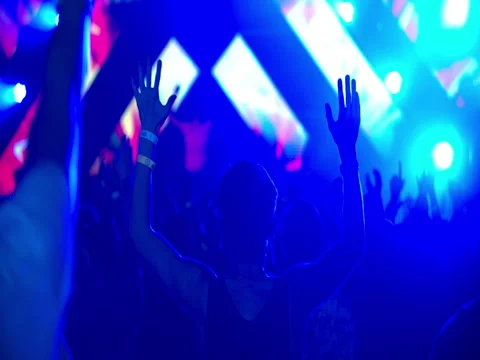 Youth dancing with DJ Video stock 71952867