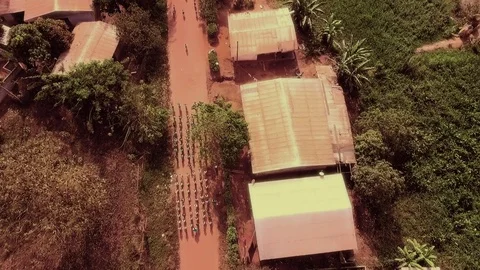 Youth day parade in Bertoua Stock Footage 80975087