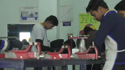 Youth Development training program for Youths education and employment in India. Stock Footage 171369503