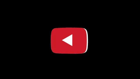 YouTube 3D Logo With Alpha Channel Stock Footage 294095347