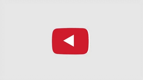 YouTube  3D Logo with Alpha Channel Stock Footage 294096098
