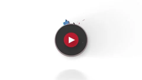 YouTube Like Button. Alpha Matte Channel Stockbeeldmateriaal 147568475