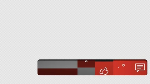 Youtube Buttons 4K Stock Footage 153022438