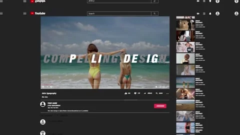 Youtube Channel Intro Stock After Effects
