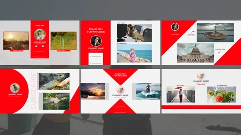Youtube End Screens Stock After Effects