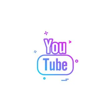 Youtube icon design vector Stock Illustration