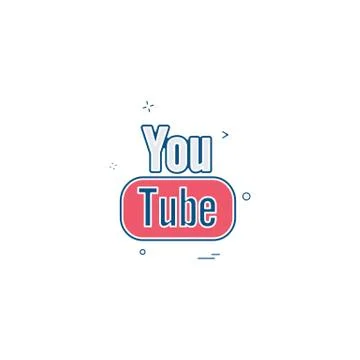 Youtube icon design vector Stock Illustration