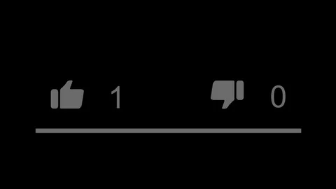 Youtube Like Numbers Count Increase Tran... | Stock Video | Pond5