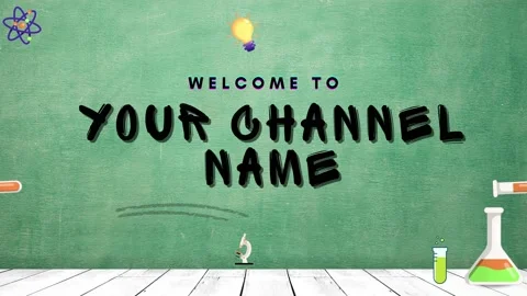 Youtube Science Channel Intro Stock Footage 234453698
