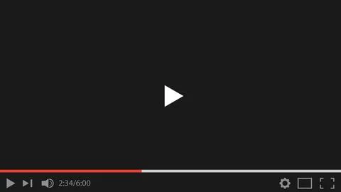 YouTube screen mock-up template frame. Realistic Smartphone Screen video pl.. Stock Illustration