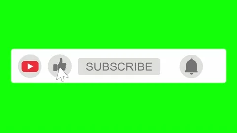 Pink Subscribe Button Animation With Not, Stock Video