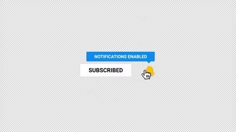 YouTube Like, Subscribe, Bell Button Video Stock-Footage 246384102