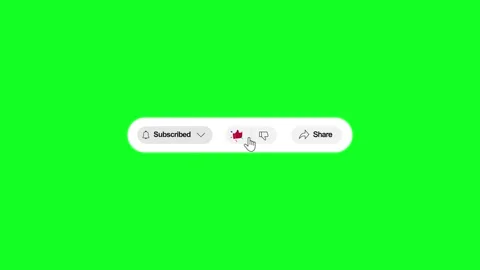 YouTube Subscribe Bell Notification Animation - 3D Click Reminder Stock Footage 312734736