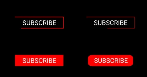 YouTube Subscribe Button with Alpha Channel Stock Footage 104869679