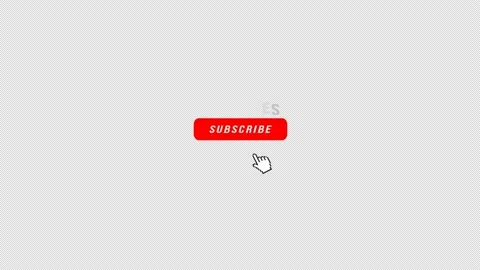 YouTube Subscribe button animation with bell notification. 4K Alpha Channel. Stock Footage 148093703