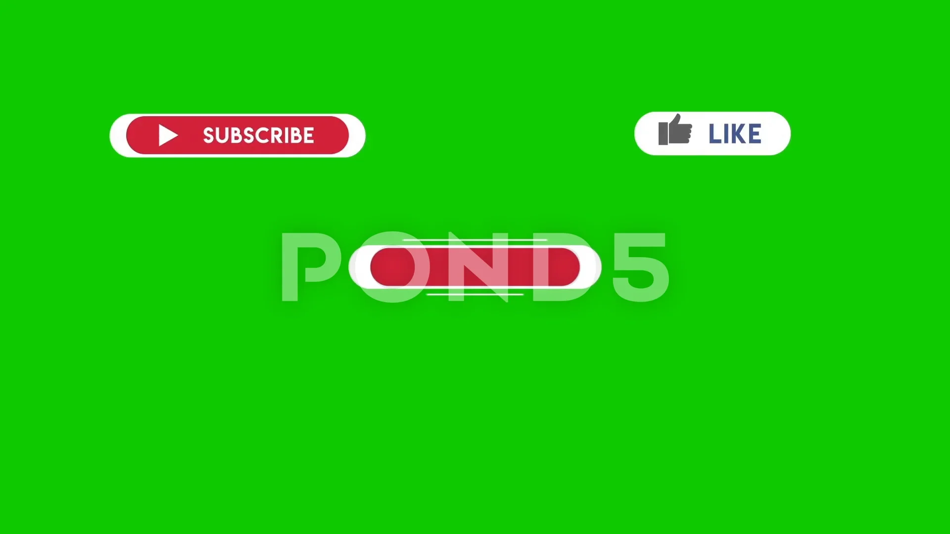 Green Screen Subscribe Button Stock Footage Pond5