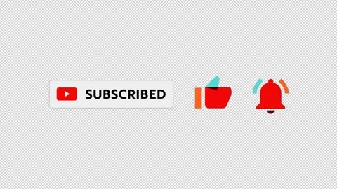 YouTube Subscribe button Stock Footage 292405427