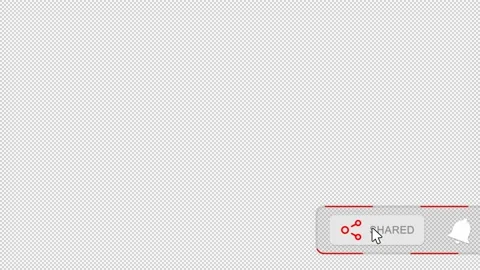 Youtube Subscribe Button Glass 03 Stock Footage 220042724