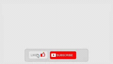 Youtube Subscribe Button Glass 04 Stock Footage 220042855