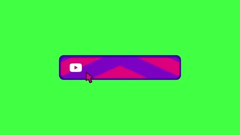Youtube Subscribe Button V19 Green Screen background Stock Footage 172447755