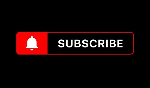 Youtube Subscribe Button. Youtube Lower Third. Youtube Bell Icon. Vector イラスト素材