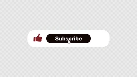 Youtube Subscribe Buttons, 4K Like Notification With Animation Video stock 240297690