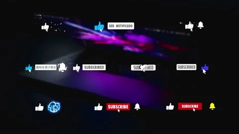 Youtube Subscribe Buttons | After Effects Catálogo de After Effects