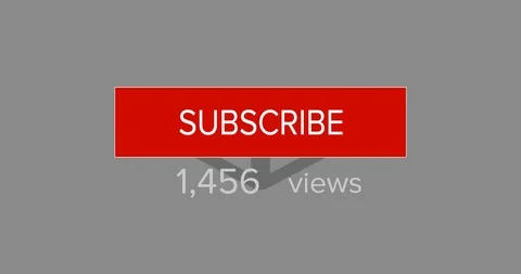 Youtube Subscribe Influencer Views Count Stock Footage 121772819
