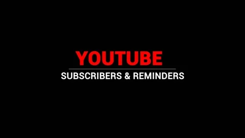YouTube Subscribe &amp; Reminders Catálogo de After Effects