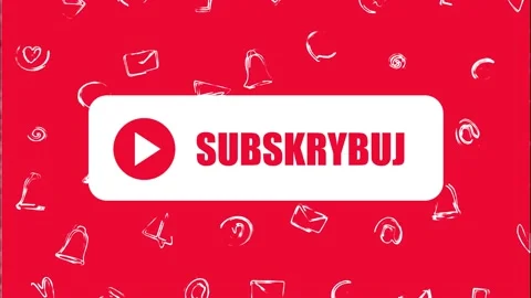 Youtube SUBSCRIBE Screen in Polish Language Stock-Footage 218983862