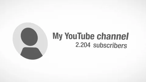 YouTube Subscriber Counter 1 Million Subs 4K Stock Footage