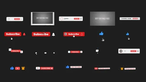 Youtube Subscriber Pack Stock After Effects