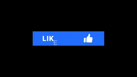 YouTube Subscription Button Animation. Motion for Like, Subscribe and Follow 4 K Stock Footage 117652534