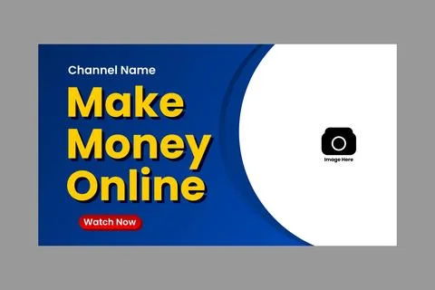 Youtube thumbnail Stock Illustration