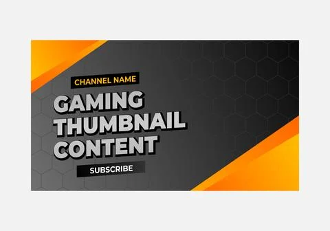 Youtube thumbnail template Stock Illustration