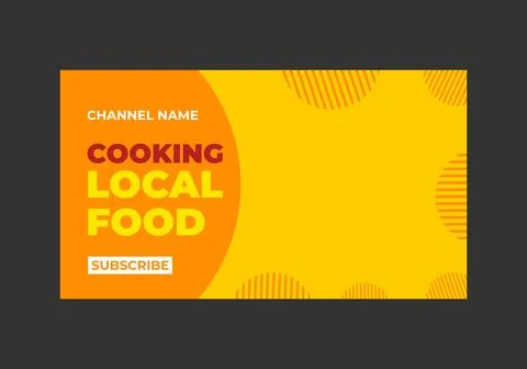 Youtube thumbnail template Stockillustratie