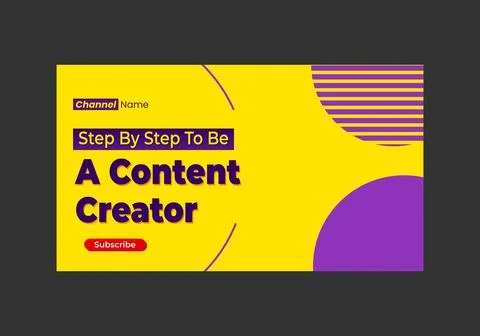 Youtube thumbnail template Stockillustratie