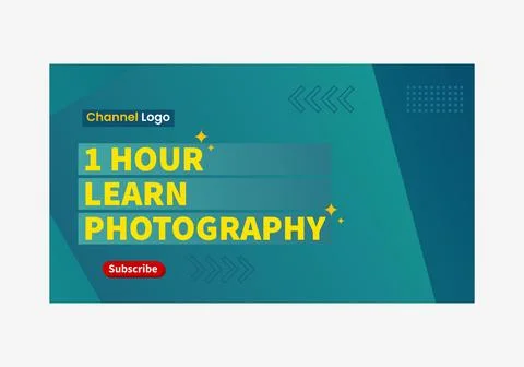 Youtube thumbnail template Stockillustratie