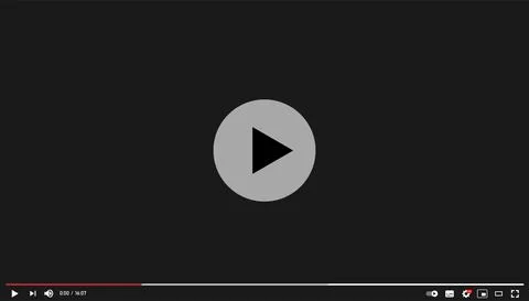 Youtube video player template Stock Illustration