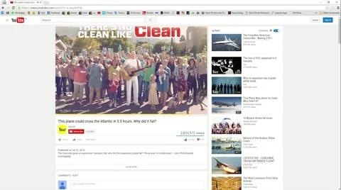 Youtube Website Browsing Time Lapse Screen Capture Stock Footage 67457252