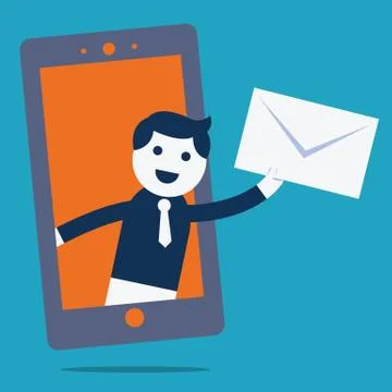 You've got mail Stock Illustration