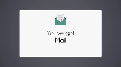 You've got a new mail - email Stock Footage