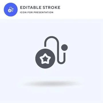 Yoyo icon vector, filled flat sign, solid pictogram isolated on white, logo i イラスト素材