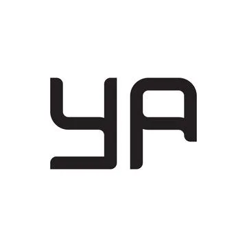 Yp initial letter vector logo icon Stock Illustration